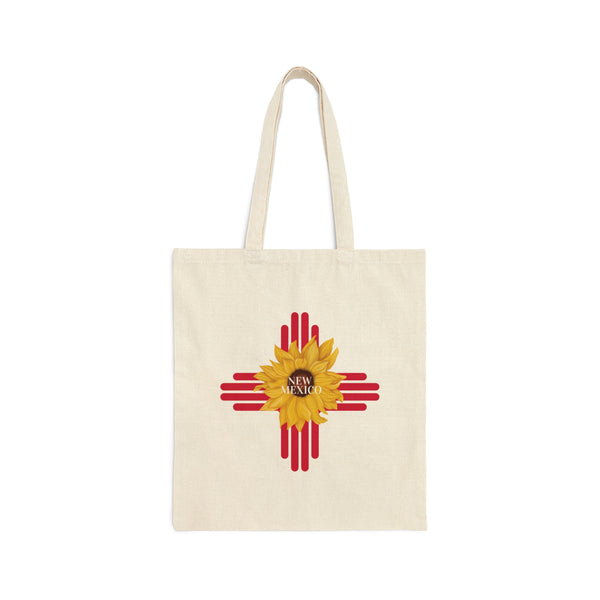 New Mexico Zia Sunflower Tote Bag