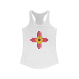 New Mexico Zia Sunflower Racerback Tank for Women