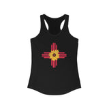 New Mexico Zia Sunflower Racerback Tank for Women