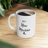 New Mexico Coffee Mug/Red Chile/Green Chile Coffee Mug - 100% New Mexican Coffee Mug