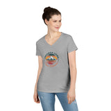 Southwest V-Neck T-Shirt - New Mexico Land of Enchantment Tee, Travel Shirt