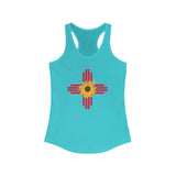 New Mexico Zia Sunflower Racerback Tank for Women