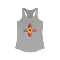 New Mexico Zia Sunflower Racerback Tank for Women