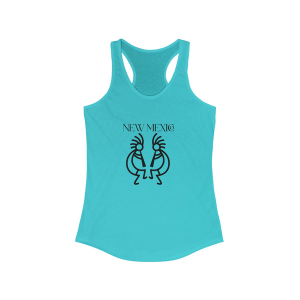 Women's Racerback Tank - New Mexico Kokopelli Design